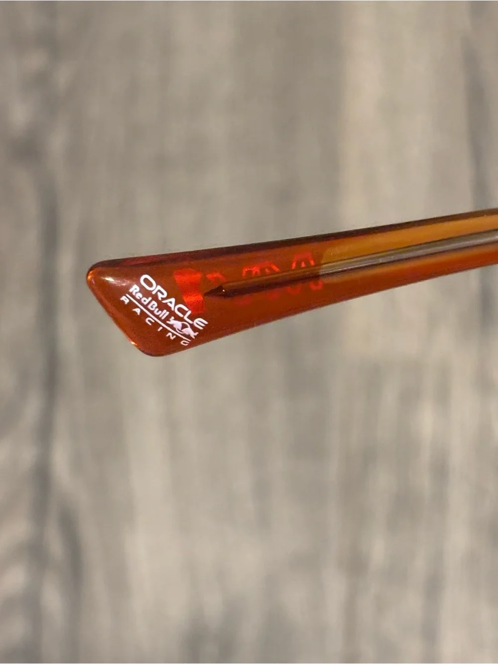Blenders Meister X2 Orange Circuit Redbull Polarized Sunglasses ISSUE: Lens Wear